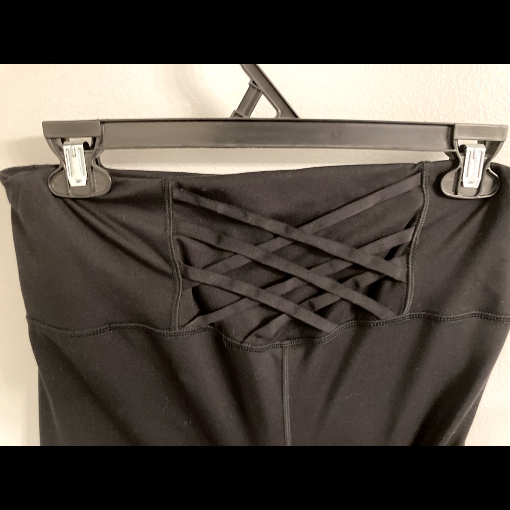 Yogalicious lace up leggings